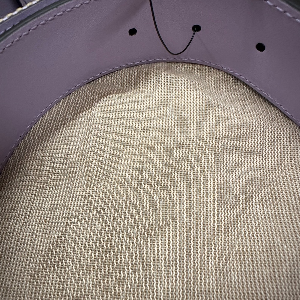 NWB Gucci GG Marmont Jumbo GG Belt Beige/Lilac - Picture 7 of 16